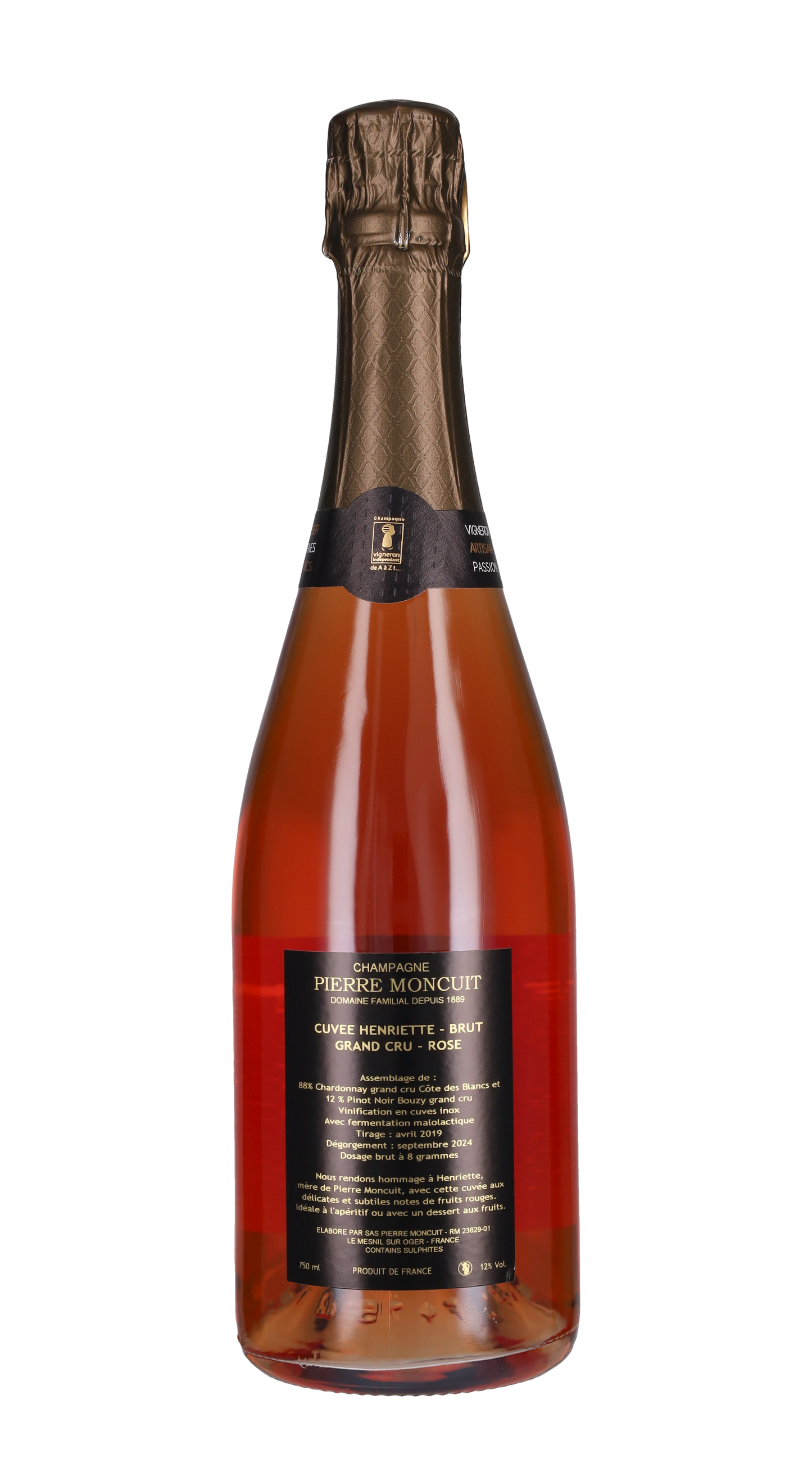 Champagne Rosé Brut Grand Cru Pierre Moncuit